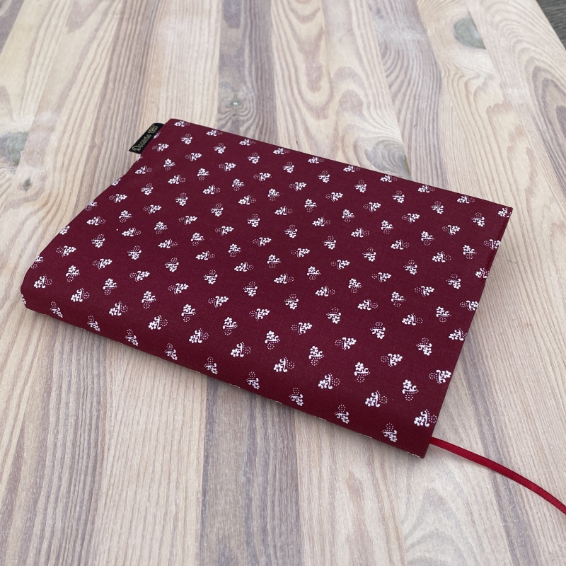 Obal na knihu Kvítky na bordó, UNI-L1543